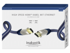 in-akustik Premium HDMI kabel m. Ethernet 0,75 m