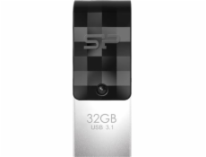 Silicon Power Mobile C31 USB flash drive 32 GB USB Type-A / USB Type-C 3.2 Gen 1 (3.1 Gen 1) Black Silver PAMSLPFLD0061