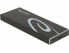 DeLOCK Externes Gehäuse für M.2 SATA SSD, Laufwerksgehäuse
