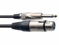 Stagg SMC6XP, kabel mikrofonní XLR/Jack, 6m