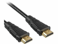 PREMIUMCORD Kabel HDMI - HDMI 0,5m (v1.4, 3D, zlacené kontakty, stíněný)