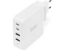 DIGITUS 4-Port Universal USB Charging Adapter USB-C / A  100W