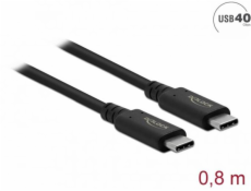 DeLOCK USB4 Gen 3x2 Kábel, USB-C Stecker > USB-C Stecker, Koaxialkábel
