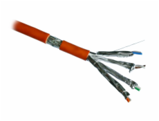 DATACOM S/FTP drát CAT7  LSOH  500m cívka oranžový