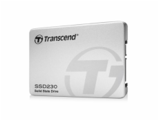 TRANSCEND SSD230S 512GB SSD disk 2.5   SATA III, 3D TLC, Aluminium casing, 560MB/s R, 500MB/s W, stříbrný
