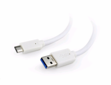 Kabel CABLEXPERT USB 3.0 AM na Type-C kabel (AM/CM), 1,8m, bílý