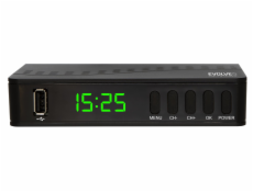 EVOLVEO Alpha T2, HD DVB-T2 H.265/HEVC multimediální rekordér, HDMI, SCART, USB
