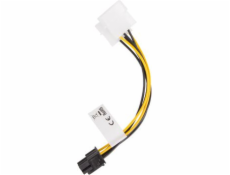 LANBERG HDD 2x Molex (M / F) 3 PIN na BTX 6 PIN PSU kabel 15cm 