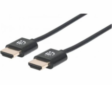 Kábel Manhattan HDMI - HDMI 3m czarny (394376)