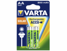 1x2 Varta Solar Accu AA NiMH 800 mAh Mignon