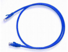 NetRack patchcord RJ45 osłonka zalewana kat. 6 UTP 0.5m Niebieski (BZPAT0P56B)