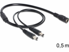 Delock kabel DC Splitter 5.5 x 2.1 mm 1 x samice > 2 x samec