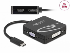Delock USB Type-C™ adaptér pro monitor VGA, DVI, HDMI nebo DisplayPort