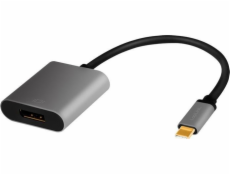 Adaptér USB LogiLink LogiLink Adaptér USB-C na DP/F, 4K / 60 Hz, hliník 0,15 m