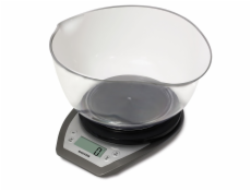 Salter 1024 SVDR14 Electronic Kitchen Scales with Dual Pour Mixing Bowl silver