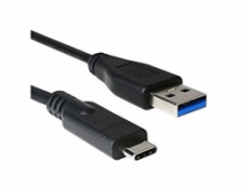 C-TECH kabel USB 2.0 AM na USB-C (AM/CM), 1m, černá