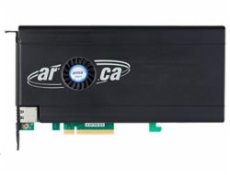 ARECA Tri-mode RAID card 8-port (SFF-8654), 4x M.2, 8GB DDR4, PCIe4.0 x8 Card, FP
