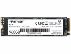 PATRIOT P310 960GB SSD / Interní / M.2 PCIe Gen3 x4 NVMe 1.3 / 2280