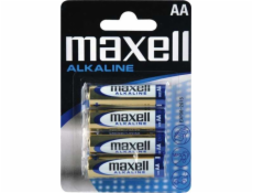 Baterie MAXELL alk. AA/R06, Blistr(4), LR06-4BP