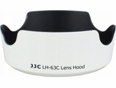 Slnečná clona JJC slnečná clona objektívu typ Ew-63c pre Canon Ef-s 18-55 mm – biela
