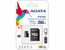 Karta ADATA Premier MicroSDHC 32 GB Class 10 UHS-I/U1 (AUSDH32GUICL10RA1)