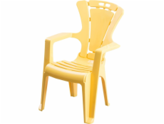 Žltá protišmyková detská stolička