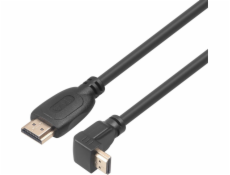 HDMI V 2.0 káblové zlato - rozložené 1,8 m uhlové