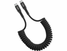 YCU 501 BK Kroucený kabel USB C/C YENKEE