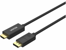 UNITEK CABLE DisplayPort 1.2 HDMI 4K @ 60HZ 1 8M V1608A