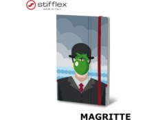 Stifflex Notatnik STIFFLEX, 13x21cm, 192 strony, Magritte