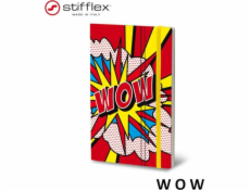 Stifflex Notatnik STIFFLEX, 13x21cm, 192 strony, Wow