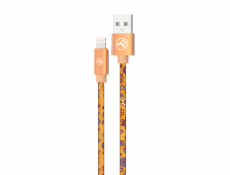 Tellur Graffiti USB na Lightning cable 3A 1m orange