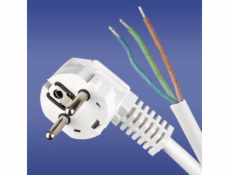 Kabel připojení Elektro-Plast s úhlovým zátkou bílou 3 x 1,5 mm 1,5 m (51,931)