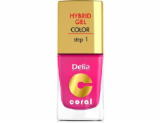 Delia Cosmetics korálové hybridní gelové nehtové smalt č. 03 Pink 11ml