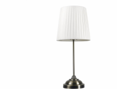 Bronzová základna lampy stolní lampy platinutu, bílý odstín, H48 [45688]