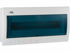 Kanlux Screated Swindgear with Din Rail 18 moduly IP30 IK07 KDB-F18T 23619
