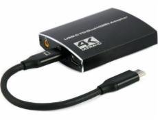 Gembird A-CM-HDMIF2-01 USB-C to dual HDMI adaptér 4K 60Hz black