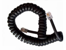 Black-Black poklepávaný na telefonní kabel (Tel0032A-4.2)