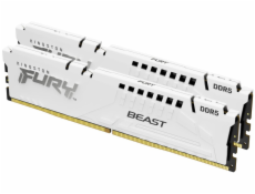 Kingston FURY Beast White DDR5 64GB (Kit 2x32GB) 6000MT/s DIMM CL40 XMP