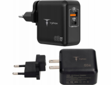 Objednávka nabíječky T-Dhox T-Dhox Mega T-PP09 GAN 65W USB/USB-C BLACK