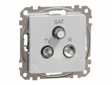 R-TV-SAT zásuvka Schneider Electric Sedna Design&amp;Elements hliník
