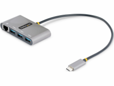 Hub USB StartEch USB Hub StartEch USB-C 3-Port Ethernet 3x USB-A