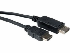 Roline Displayport Cable - HDMI 3M Black (11.04.5607)