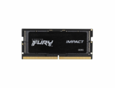 Kingston FURY Impact/SO-DIMM DDR5/16GB/6000MHz/CL38/1x16GB/Black