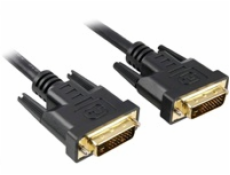 PREMIUMCORD Kabel DVI - DVI propojovací 15m (DVI-D, M/M, dual link)