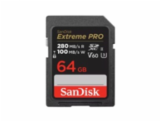 SanDisk SDXC karta 64GB Extreme PRO (280 MB/s Class 10, UHS-II V60)