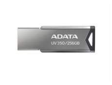 ADATA Flash Disk 256GB UV350, USB 3.2 Dash Drive, tmavě stříbrná