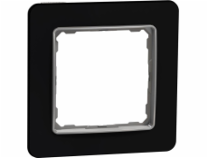 Sedské prvky, jednonásobný rám, černé sklo