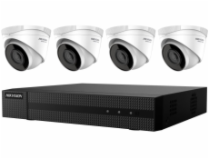 HIKVISION HiWatch 4K KIT turret/ 8Mpix/ 1x NVR HWN-4108MH-8P(STD)(D)/ 4x IP kamera HWI-T280H(C)/ POE+/ HDMI/ VGA/ LAN