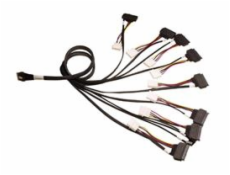 Broadcom LSI internal U.3 cable 1.0 m SlimLine x8 (SFF-8654) do 8x U.3 (SFF-8639)